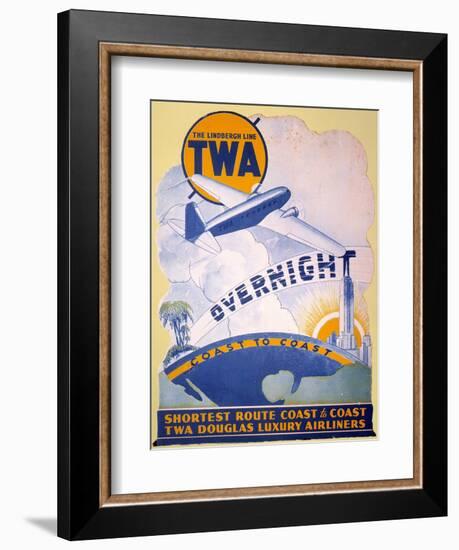 Trans-World Airlines 1934-null-Framed Giclee Print