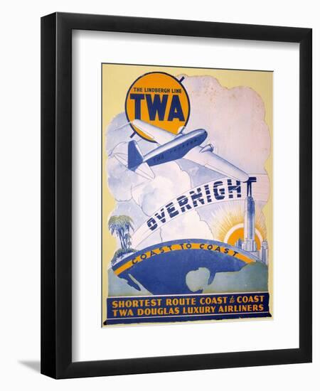 Trans-World Airlines 1934--Framed Giclee Print