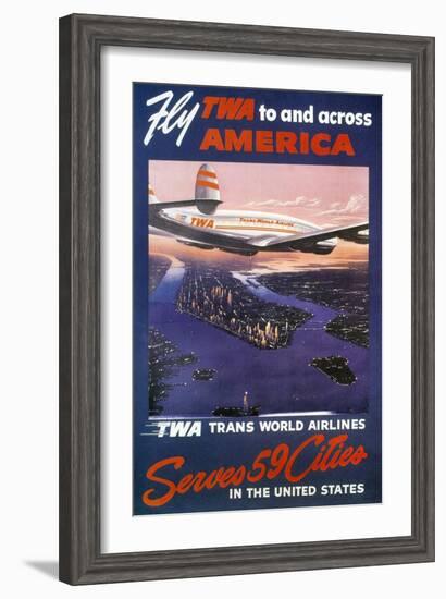 Trans-World Airlines 1950S-null-Framed Giclee Print