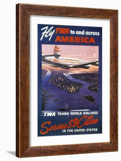 Trans-World Airlines 1950S-null-Framed Giclee Print