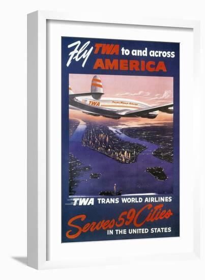 Trans-World Airlines 1950S-null-Framed Giclee Print