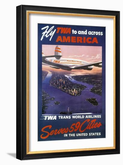 Trans-World Airlines 1950S--Framed Giclee Print