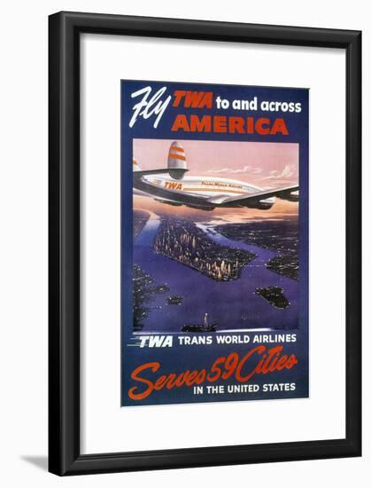 Trans-World Airlines 1950S-null-Framed Giclee Print