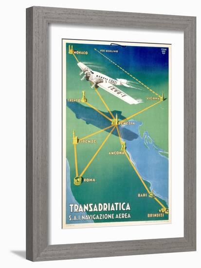 Transadricatica-null-Framed Art Print