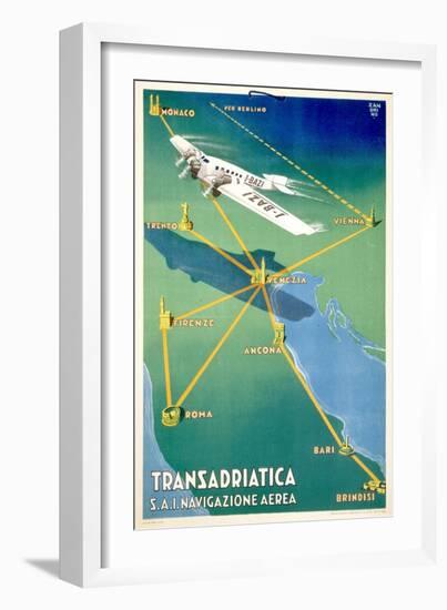 Transadricatica-null-Framed Art Print