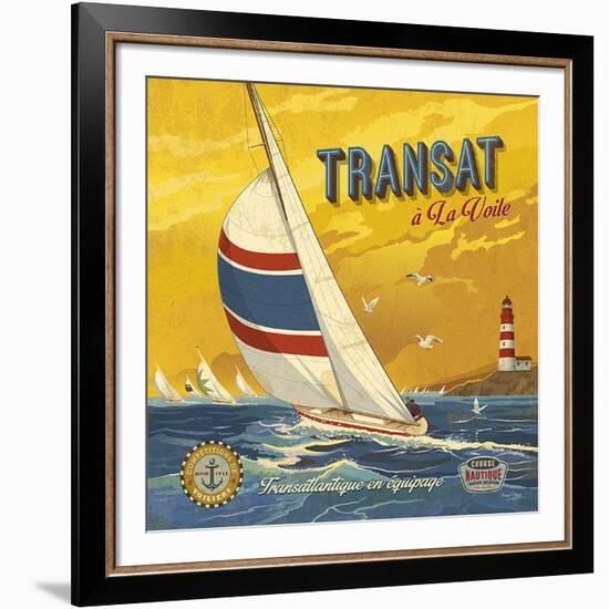 Transat à la voile-Bruno Pozzo-Framed Art Print