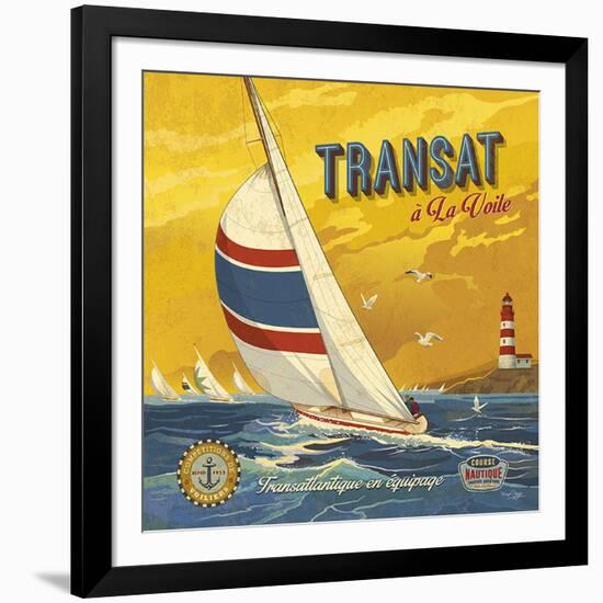 Transat à la voile-Bruno Pozzo-Framed Art Print