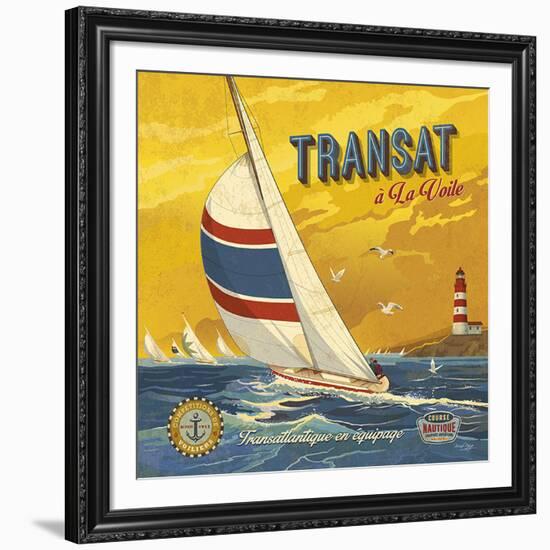 Transat à la voile-Bruno Pozzo-Framed Art Print