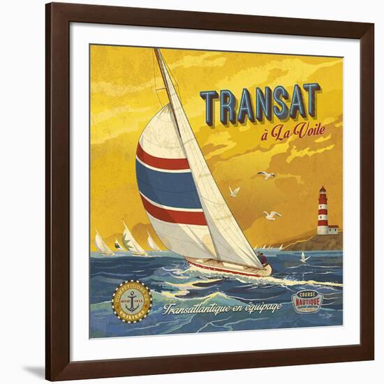 Transat à la voile-Bruno Pozzo-Framed Art Print