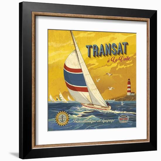 Transat à la voile-Bruno Pozzo-Framed Art Print