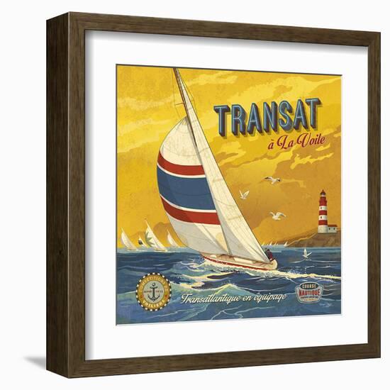 Transat à la voile-Bruno Pozzo-Framed Art Print