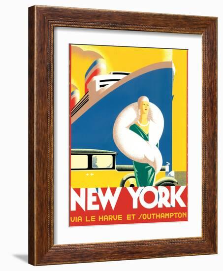 Transatlantic-Brian James-Framed Art Print