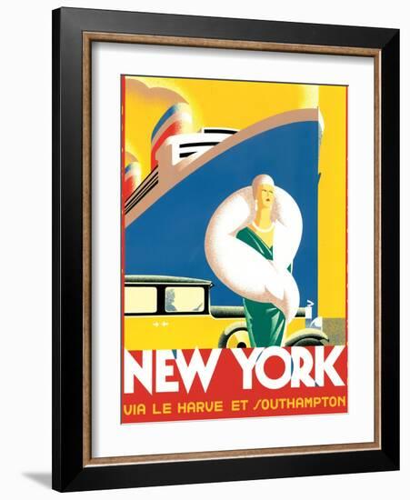 Transatlantic-Brian James-Framed Art Print