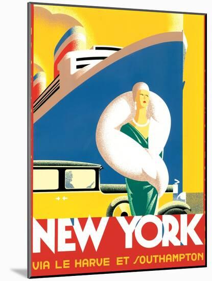 Transatlantic-Brian James-Mounted Art Print