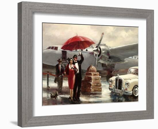 Transcontinental Flight-Brent Heighton-Framed Art Print