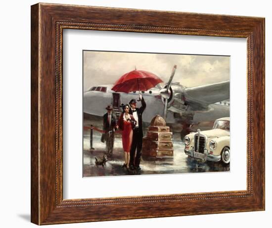 Transcontinental Flight-Brent Heighton-Framed Art Print