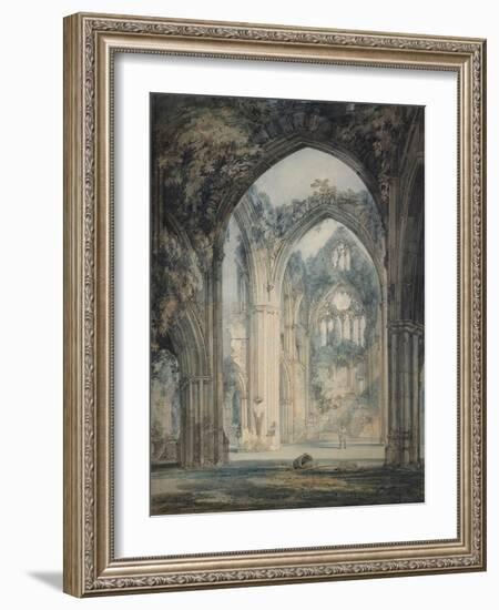 Transept of Tintern Abbey-J. M. W. Turner-Framed Giclee Print