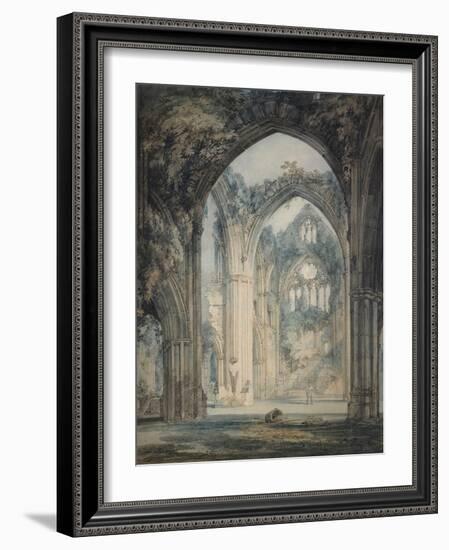 Transept of Tintern Abbey-J. M. W. Turner-Framed Giclee Print