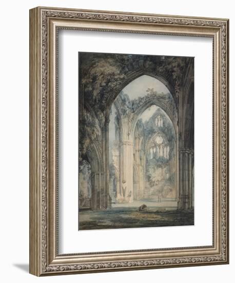 Transept of Tintern Abbey-J. M. W. Turner-Framed Giclee Print