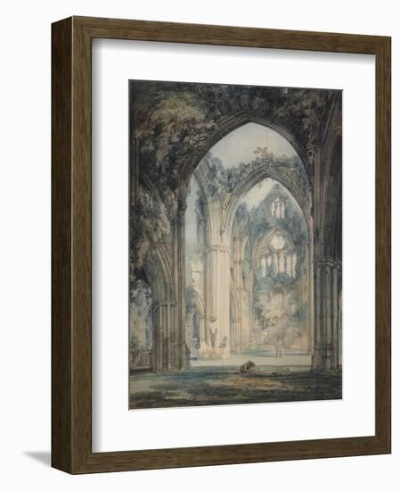 Transept of Tintern Abbey-J. M. W. Turner-Framed Giclee Print