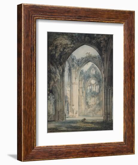 Transept of Tintern Abbey-J. M. W. Turner-Framed Giclee Print