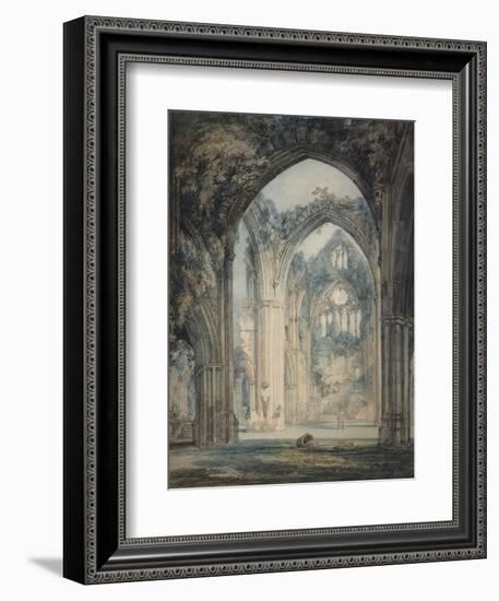 Transept of Tintern Abbey-J. M. W. Turner-Framed Giclee Print