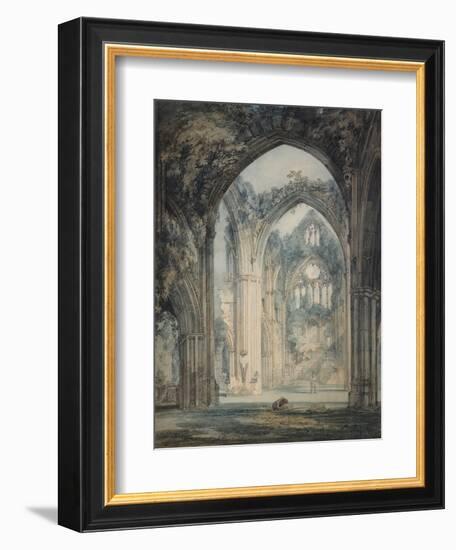 Transept of Tintern Abbey-J. M. W. Turner-Framed Giclee Print