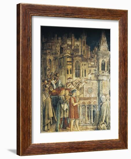 Transfer of Body of St Herculanus-Benedetto Bonfigli-Framed Giclee Print