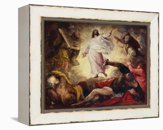 Transfiguration, 1560-Titian (Tiziano Vecelli)-Framed Premier Image Canvas