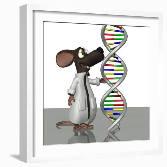 Transgenic Mouse, Conceptual Artwork-Friedrich Saurer-Framed Premium Photographic Print