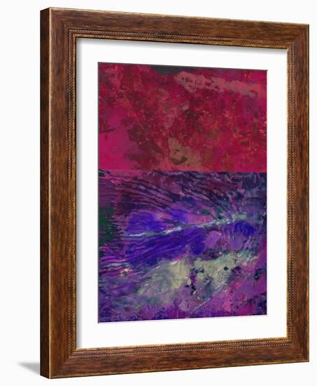 Transition V-Ricki Mountain-Framed Art Print