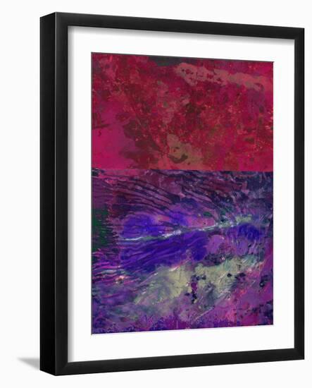 Transition V-Ricki Mountain-Framed Art Print