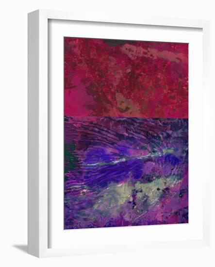 Transition V-Ricki Mountain-Framed Art Print