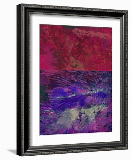 Transition V-Ricki Mountain-Framed Art Print