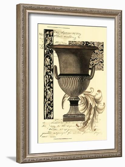 Transitional Sepia Urn II-Vision Studio-Framed Art Print