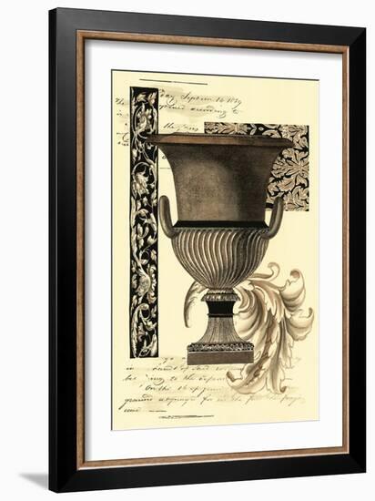 Transitional Sepia Urn II-Vision Studio-Framed Art Print