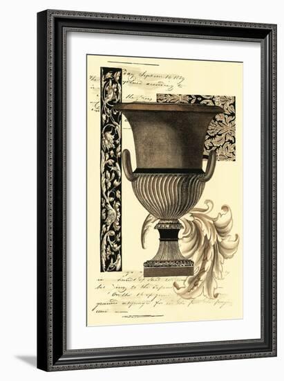 Transitional Sepia Urn II-Vision Studio-Framed Art Print