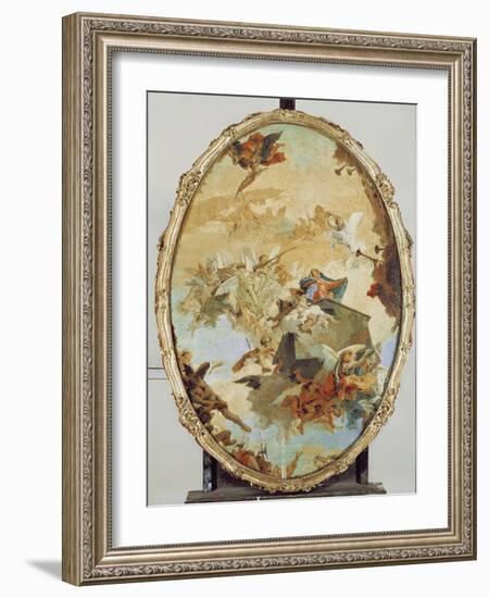 Translation of the Holy House from Nazareth to Loreto-Giovanni Battista Tiepolo-Framed Giclee Print