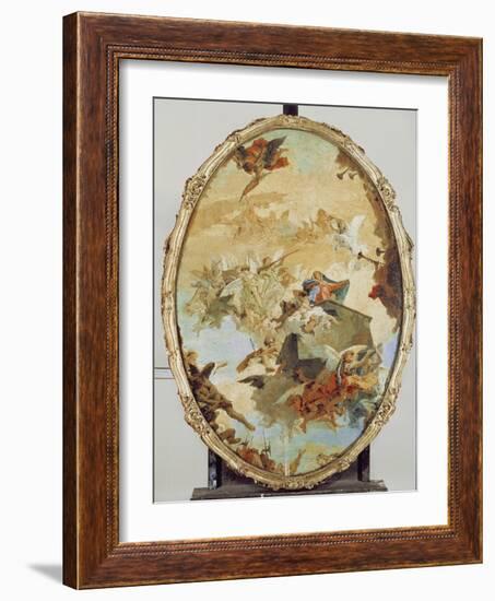 Translation of the Holy House from Nazareth to Loreto-Giovanni Battista Tiepolo-Framed Giclee Print