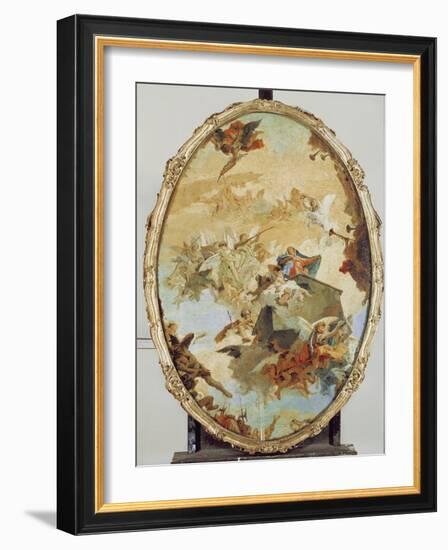 Translation of the Holy House from Nazareth to Loreto-Giovanni Battista Tiepolo-Framed Giclee Print