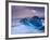 Translucent Blue Iceberg Washed Ashore on Breidamerkursandur Black Sands-Patrick Dieudonne-Framed Photographic Print