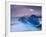 Translucent Blue Iceberg Washed Ashore on Breidamerkursandur Black Sands-Patrick Dieudonne-Framed Photographic Print