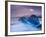 Translucent Blue Iceberg Washed Ashore on Breidamerkursandur Black Sands-Patrick Dieudonne-Framed Photographic Print