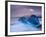 Translucent Blue Iceberg Washed Ashore on Breidamerkursandur Black Sands-Patrick Dieudonne-Framed Photographic Print