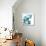 Translucent Tulips III Sq Aqua-Debra Van Swearingen-Framed Stretched Canvas displayed on a wall