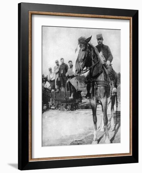 Transport at the Forest of Argonne, France, 1915-null-Framed Giclee Print