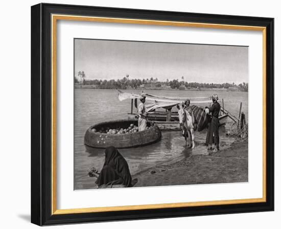 Transport in Iraq, 1925-A Kerim-Framed Giclee Print