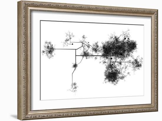 Transport System-kentoh-Framed Art Print