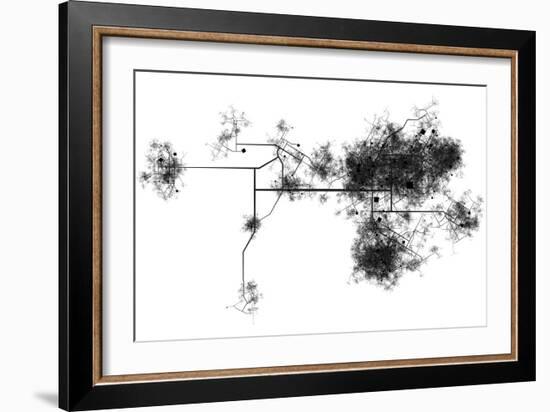 Transport System-kentoh-Framed Art Print