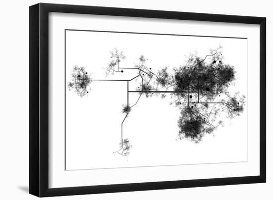 Transport System-kentoh-Framed Art Print